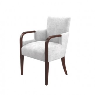 Carwin fully Upholstered Hospitality Commercial Restaurant Lounge Hotel dining wood arm chair